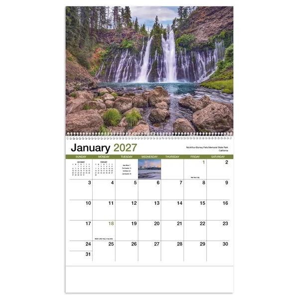 Scenic America® Appointment Calendar - Spiral... from ASI 40480 Koozie Group / HotLine®