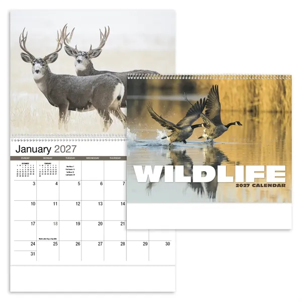 Wildlife Appointment Calendar - Spiral... from ASI 40480 Koozie Group / HotLine®
