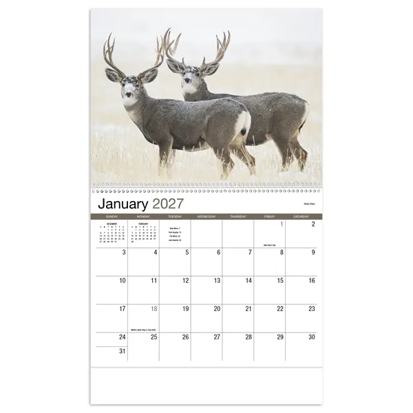 Wildlife Appointment Calendar - Spiral... from ASI 40480 Koozie Group / HotLine®
