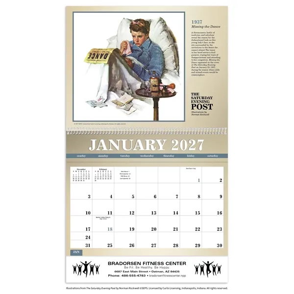 The Saturday Evening Post Deluxe Pocket... from ASI 40480 Koozie Group / Norwood Triumph Calendar