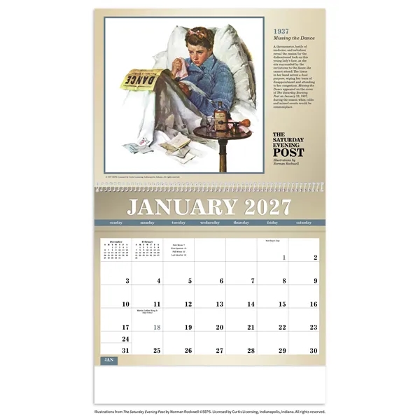 The Saturday Evening Post Deluxe Pocket... from ASI 40480 Koozie Group / Norwood Triumph Calendar