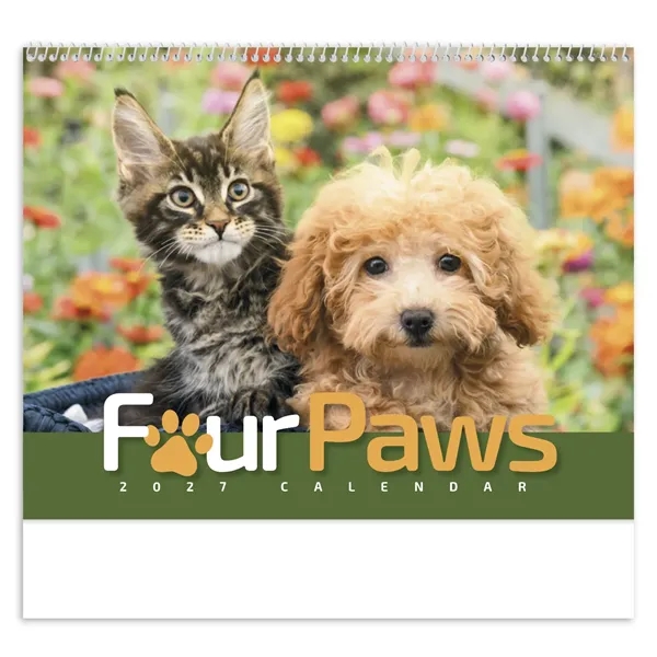 Four Paws Appointment Calendar - Spiral... from ASI 40480 Koozie Group / HotLine®