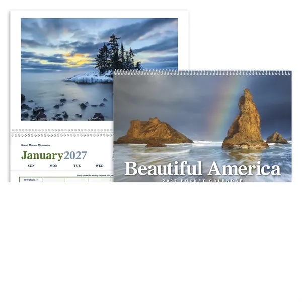 Beautiful America Pocket... from ASI 40480 Koozie Group / Norwood Triumph Calendar