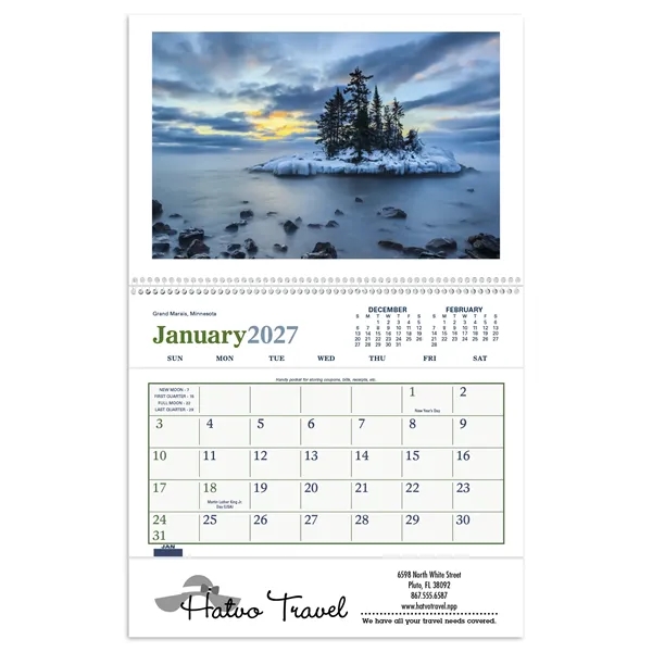 Beautiful America Pocket... from ASI 40480 Koozie Group / Norwood Triumph Calendar