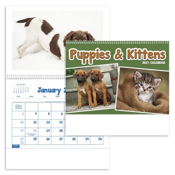 Puppies & Kittens Pocket... from ASI 40480 Koozie Group / Norwood Triumph Calendar