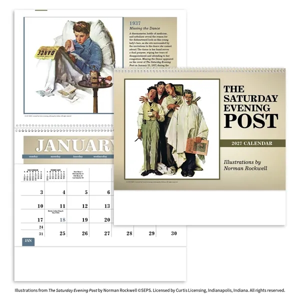 The Saturday Evening Post Pocket... from ASI 40480 Koozie Group / Norwood Triumph Calendar