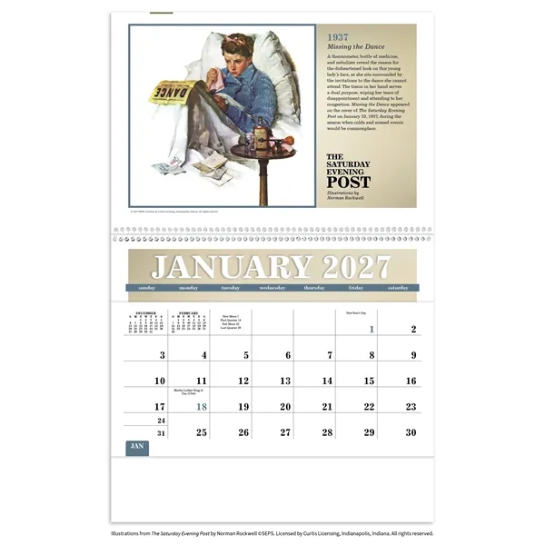 The Saturday Evening Post Pocket... from ASI 40480 Koozie Group / Norwood Triumph Calendar