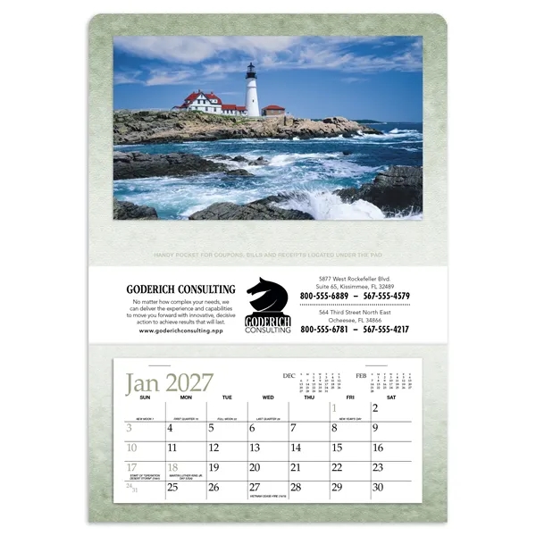 Single Pocket... from ASI 40480 Koozie Group / Norwood Triumph Calendar