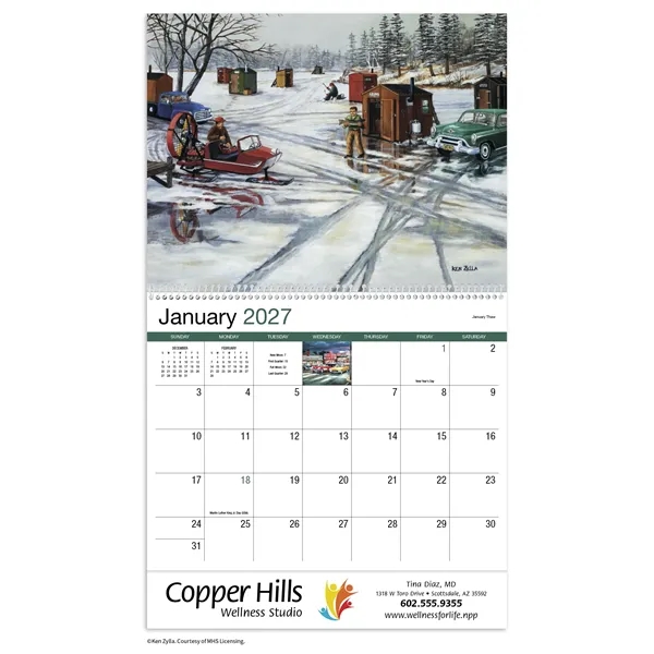 America Remembered Appointment Calendar - Spiral... from ASI 40480 Koozie Group / HotLine®