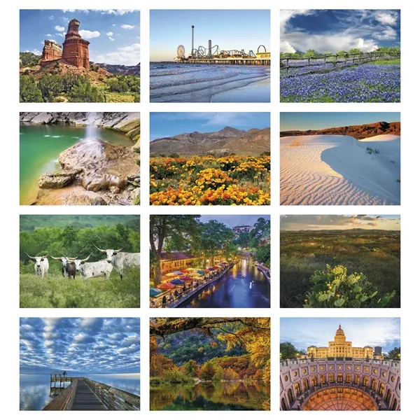 Texas Appointment Calendar - Spiral... from ASI 40480 Koozie Group / HotLine®