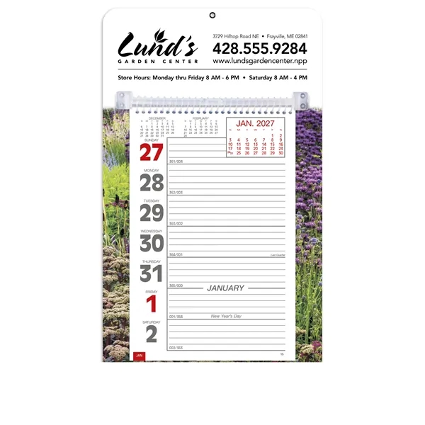 Full-Color Weekly Memo... from ASI 40480 Koozie Group / Norwood Triumph Calendar