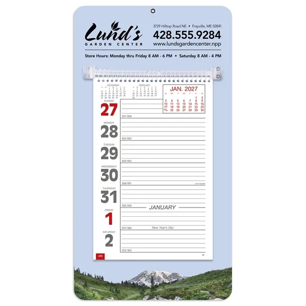 Full-Color Weekly Memo... from ASI 40480 Koozie Group / Norwood Triumph Calendar