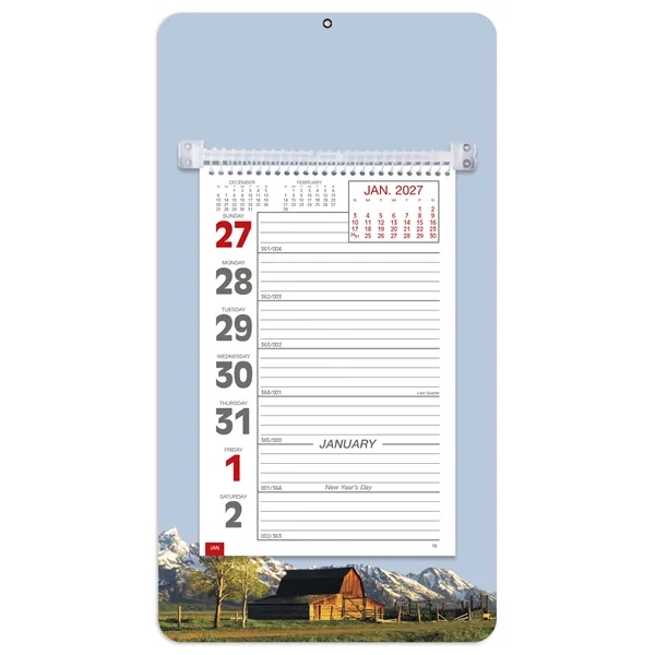 Full-Color Weekly Memo... from ASI 40480 Koozie Group / Norwood Triumph Calendar