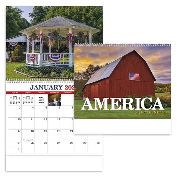 America Appointment Calendar - Spiral... from ASI 40480 Koozie Group / HotLine®