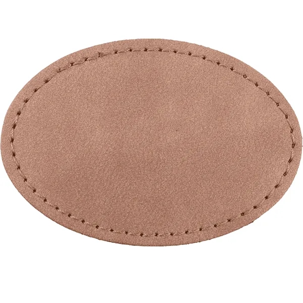 3" x 2" Creekside Oval PU leatherette garment patch.... from ASI 74601 Calico