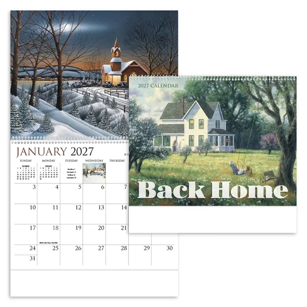 Back Home Appointment Calendar - Spiral... from ASI 40480 Koozie Group