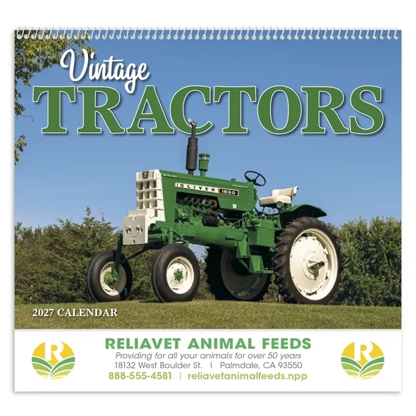Vintage Tractors Appointment Calendar - Spiral... from ASI 40480 Koozie Group / HotLine®