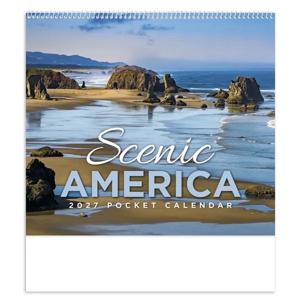 Scenic America® Pocket Calendar... from ASI 40480 Koozie Group / HotLine®