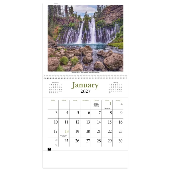 Scenic America® Pocket Calendar... from ASI 40480 Koozie Group / HotLine®
