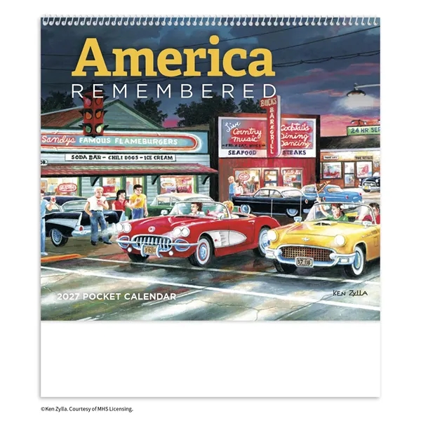 America Remembered Pocket Calendar... from ASI 40480 Koozie Group / HotLine®