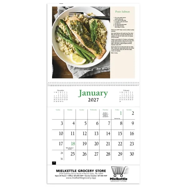 Recipe Pocket Calendar... from ASI 40480 Koozie Group / HotLine®