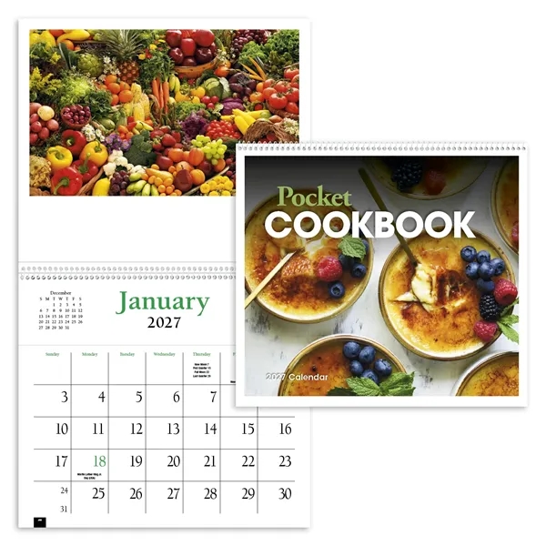 Pocket Cookbook Calendar... from ASI 40480 Koozie Group / HotLine®