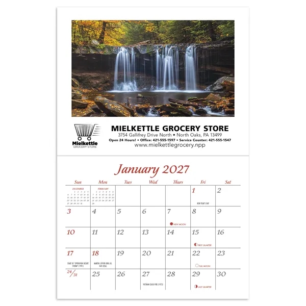 8 x 13 2024 recipe calendar on #50 paper.... from ASI 40480 Koozie Group / Norwood Triumph Calendar