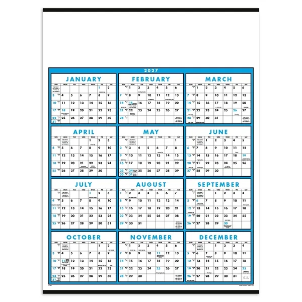 Span-A-Year Non-Laminated... from ASI 40480 Koozie Group / Norwood Triumph Calendar