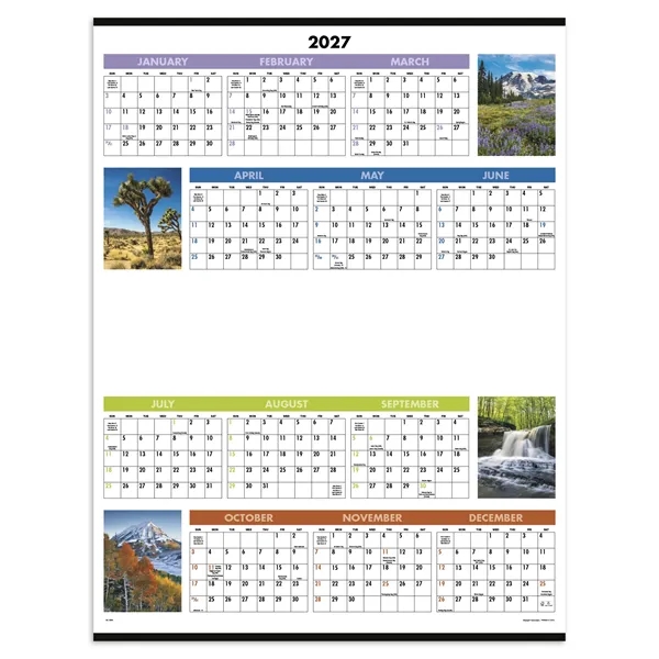 Scenic Span-A-Year... from ASI 40480 Koozie Group / Norwood Triumph Calendar