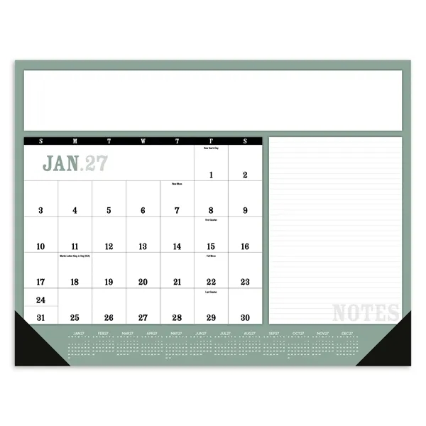 Notes Desk Pad with Vinyl Corners... from ASI 40480 Koozie Group / Norwood Triumph Calendar