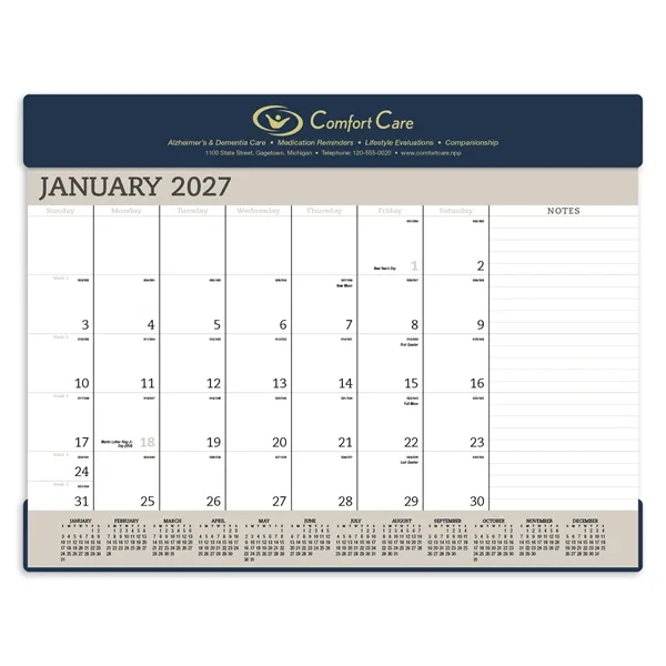 Vinyl Desk Pad... from ASI 40480 Koozie Group / Norwood Triumph Calendar