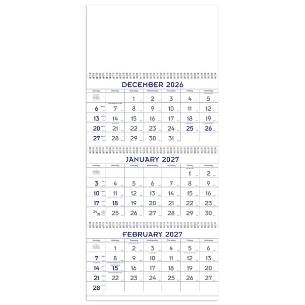 Blue & Grey Commercial Planner... from ASI 40480 Koozie Group / Norwood Triumph Calendar