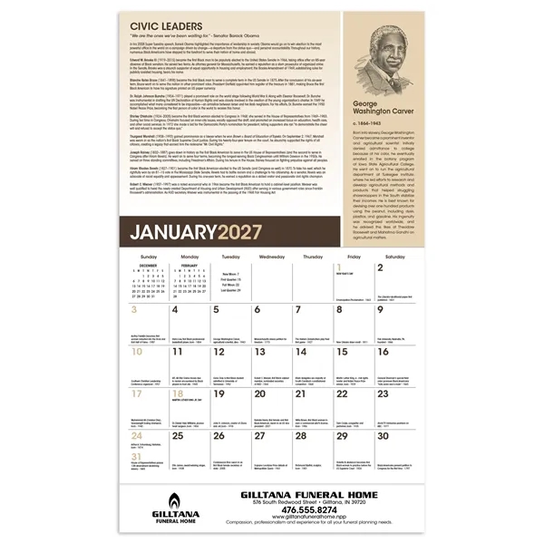 African-American Heritage: Family... from ASI 40480 Koozie Group / Norwood Triumph Calendar