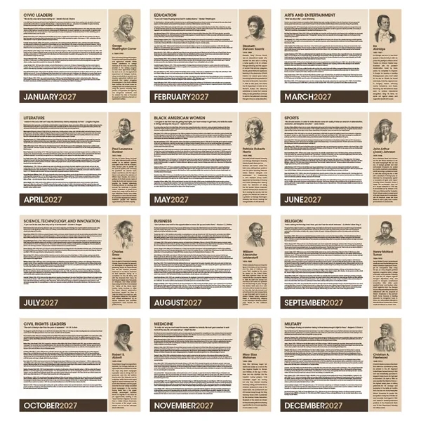 African-American Heritage: Dr. Martin Luther King, Jr.... from ASI 40480 Koozie Group / Norwood Triumph Calendar