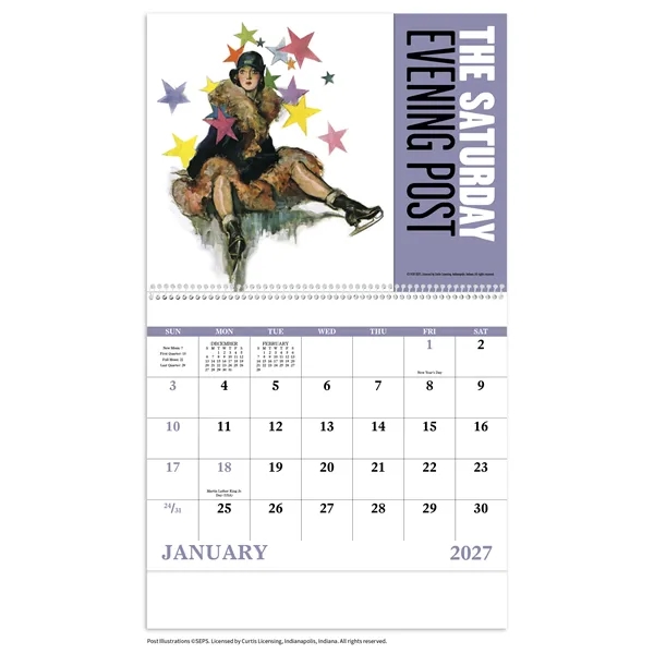 The Saturday Evening Post - Spiral... from ASI 40480 Koozie Group / Norwood Triumph Calendar