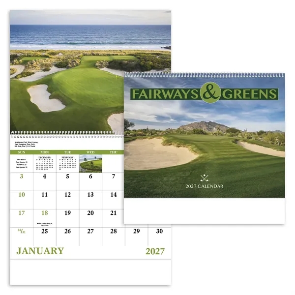 Fairways & Greens - Spiral... from ASI 40480 Koozie Group / Norwood Triumph Calendar
