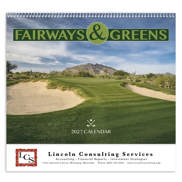 Fairways & Greens - Spiral... from ASI 40480 Koozie Group / Norwood Triumph Calendar