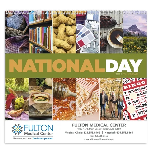 National Day - Spiral... from ASI 40480 Koozie Group / Norwood Triumph Calendar