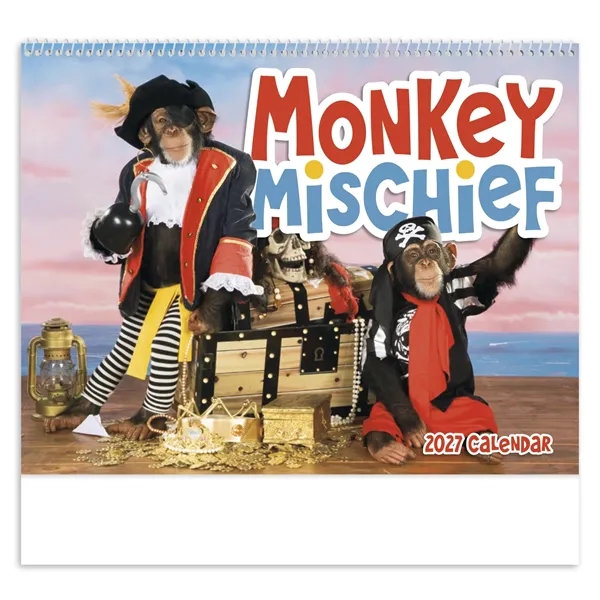 Monkey Mischief - Spiral... from ASI 40480 Koozie Group / Norwood Triumph Calendar