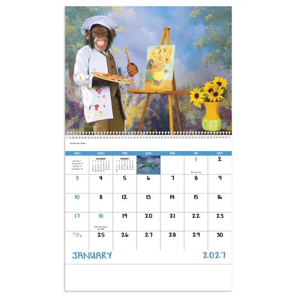 Monkey Mischief - Spiral... from ASI 40480 Koozie Group / Norwood Triumph Calendar