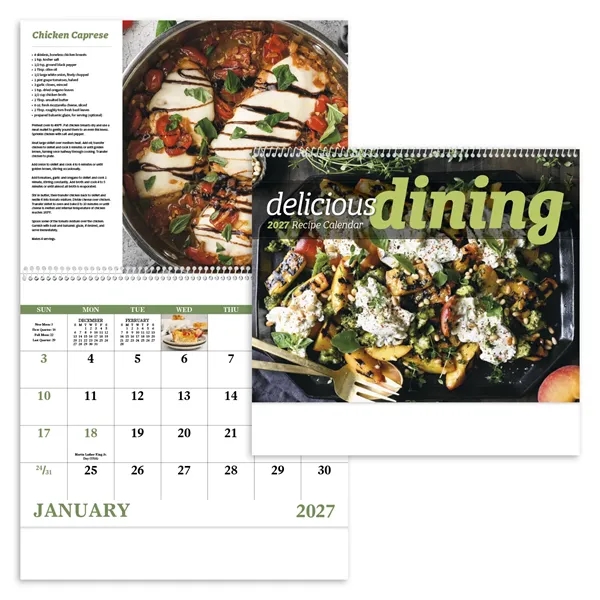 Delicious Dining - Spiral... from ASI 40480 Koozie Group / Norwood Triumph Calendar