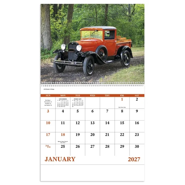 Treasured Trucks - Spiral... from ASI 40480 Koozie Group / Norwood Triumph Calendar