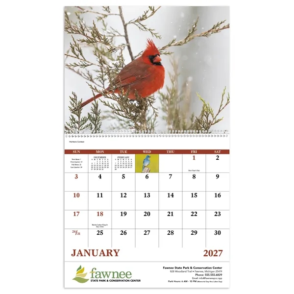 Birds of North America - Spiral... from ASI 40480 Koozie Group / Norwood Triumph Calendar