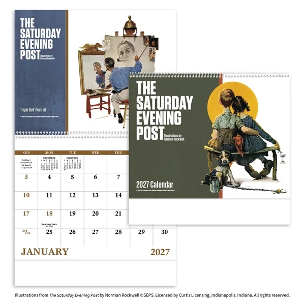 The Saturday Evening Post - Spiral... from ASI 40480 Koozie Group / Norwood Triumph Calendar
