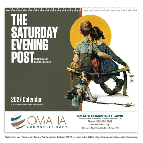 The Saturday Evening Post - Spiral... from ASI 40480 Koozie Group / Norwood Triumph Calendar