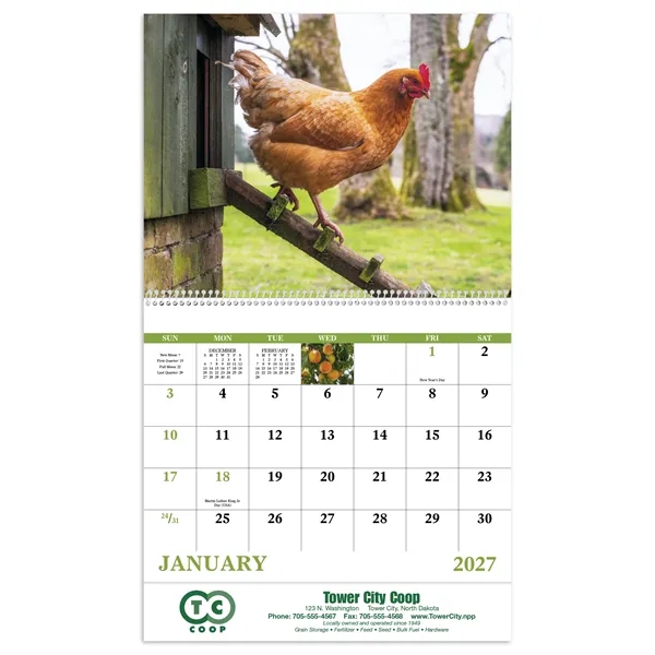 Agriculture - Spiral... from ASI 40480 Koozie Group / Norwood Triumph Calendar