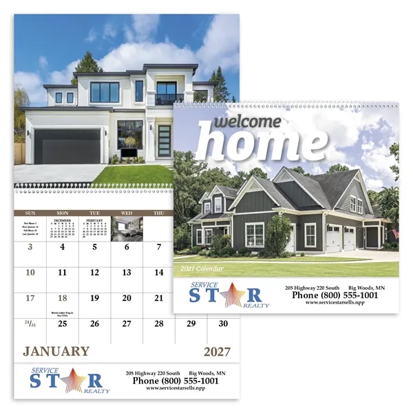 Welcome Home - Spiral... from ASI 40480 Koozie Group / Norwood Triumph Calendar