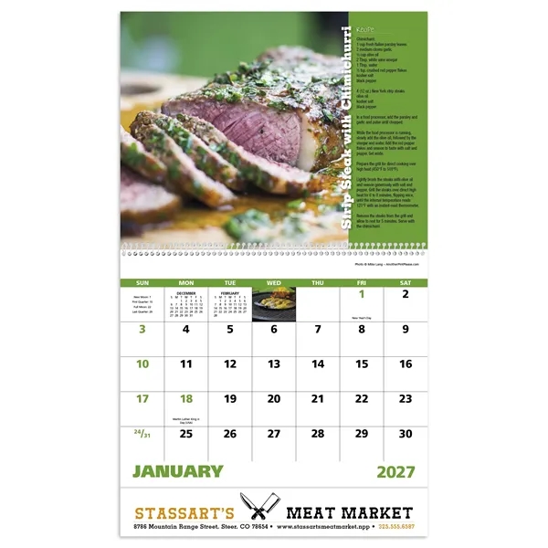 Grilling - Spiral... from ASI 40480 Koozie Group / Norwood Triumph Calendar