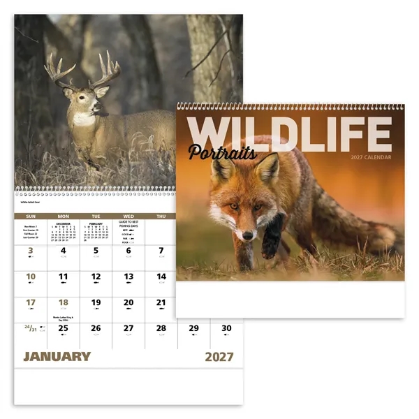 Wildlife Portraits - Spiral... from ASI 40480 Koozie Group / Norwood Triumph Calendar