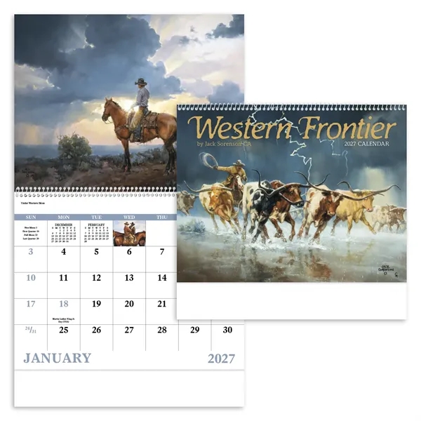 Western Frontier - Spiral... from ASI 40480 Koozie Group / Norwood Triumph Calendar
